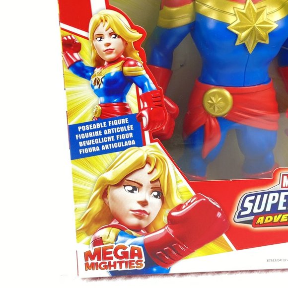 Hasbro Playskool Mega Mighties Marvel Super Hero Adventures Captain Marvel New - Picture 4 of 12